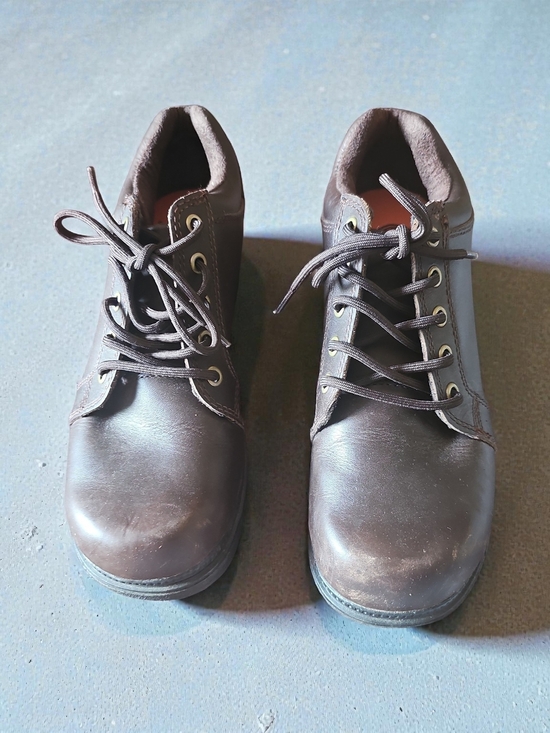Harley-Davidson Shoes - Harley-Davidson Brown Leather Lace-Up Women's Moto Boots